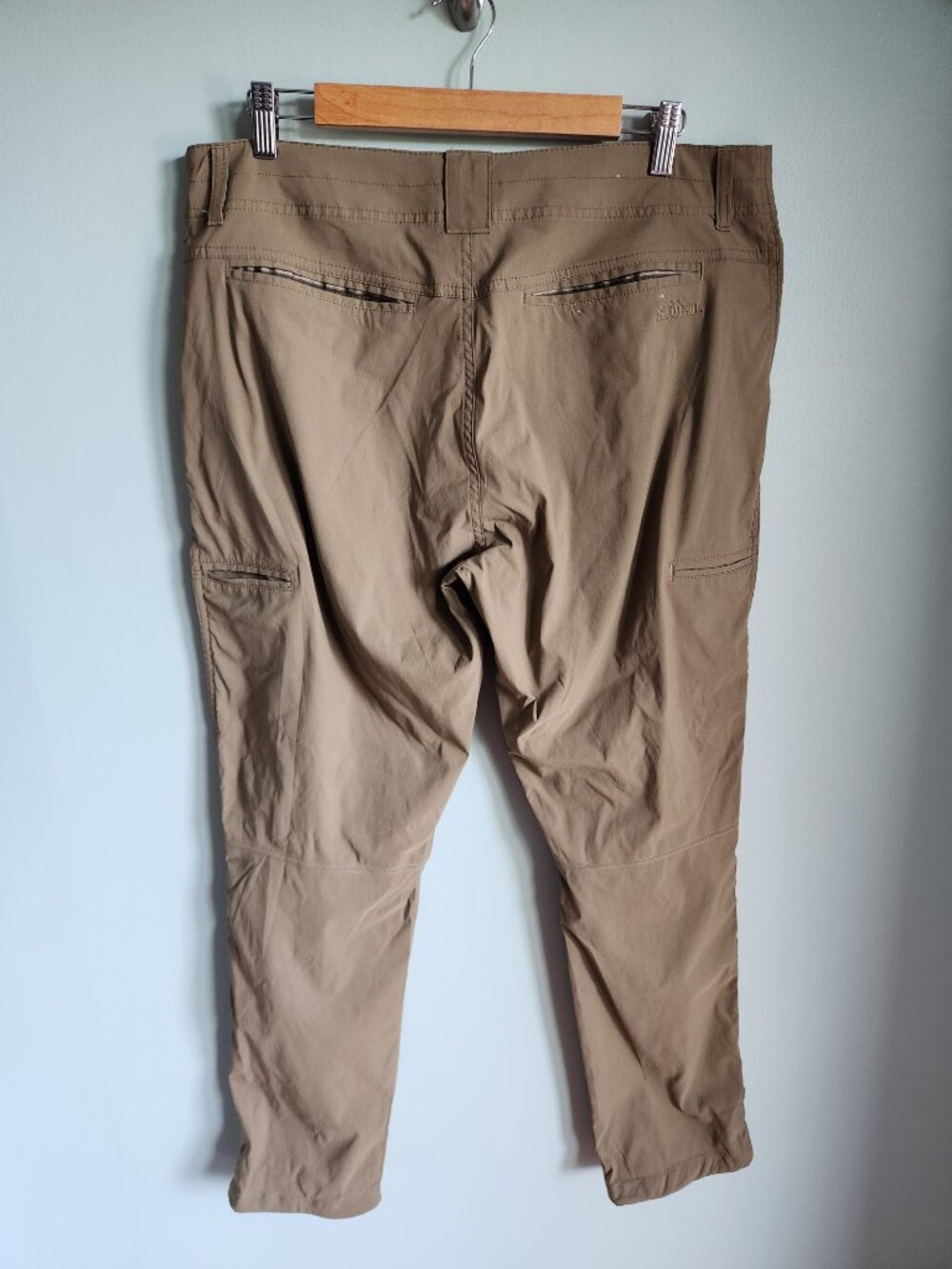 Kuhl Mens 36x30 Renegade Afire Chino Pants Charcoal Tan 5158 Nylon Stretch - Picture 7 of 13
